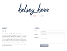 Tablet Screenshot of kelseykerr.com